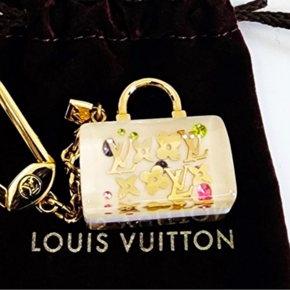 🌸 Louis Vuitton Speedy Bag Charm Keyring EUC - Picture 2 of 3